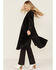 Image #2 - Skies are Blue Women's Velvet Rhinestone Duster, Black, hi-res