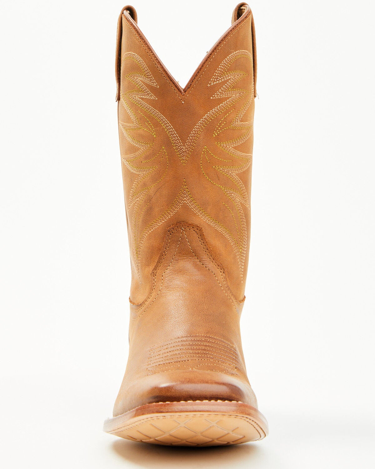 Image #4 - Cody James Men's McBride Roughout Western Boots - Broad Square Toe, Tan, hi-res