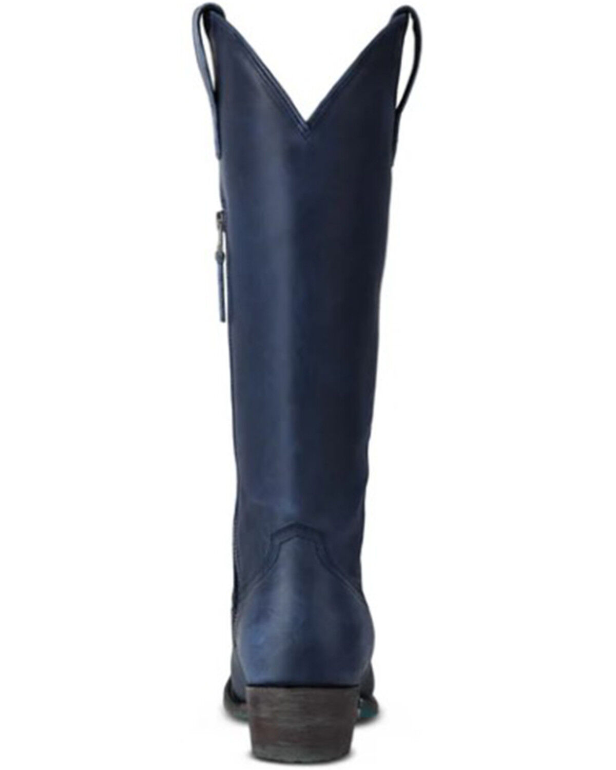 Image #5 - Lane Women's Plain Jane Tall Western Boots - Round Toe, Navy, hi-res