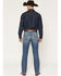 Image #3 - Ariat Men's M4 Logan Medium Wash Relaxed Straight Denim Jeans - Big, Medium Wash, hi-res