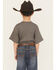 Image #4 - Cowboy Hardware Boys' Cowboy Core Short Sleeve Graphic T-Shirt, Grey, hi-res