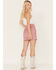 Image #4 - Idyllwind Women's Charlotte Faux Suede Studded Mini Skirt, Mauve, hi-res