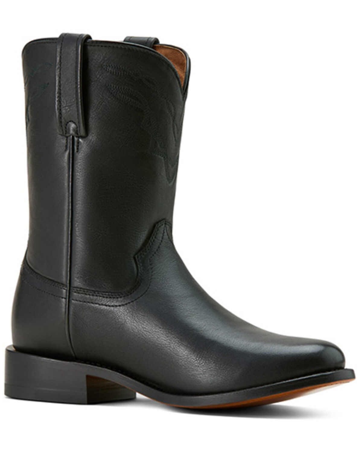 Image #1 - Ariat Men's Downtown Inkwell Western Boots - Round Toe, Black, hi-res