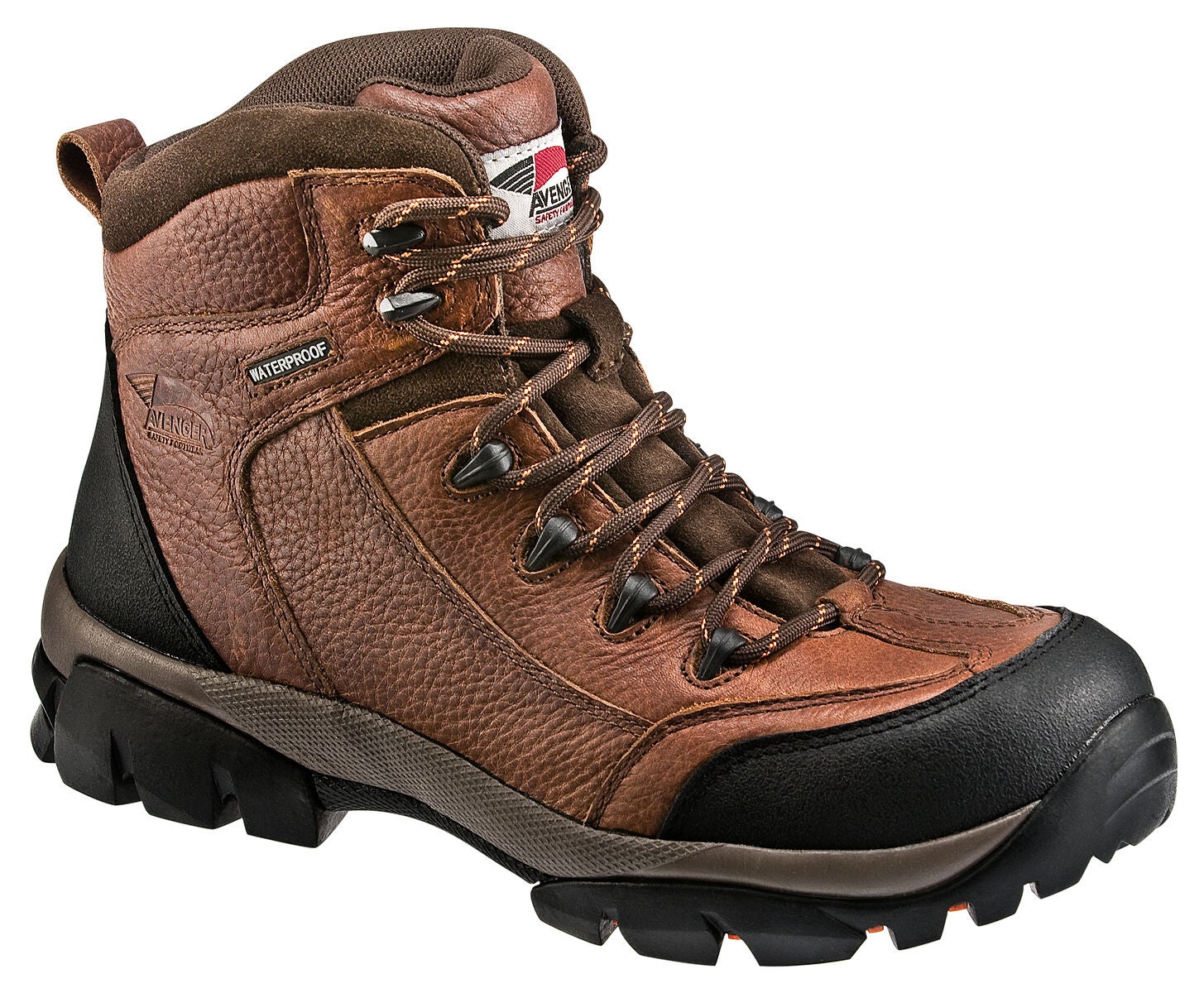 Avenger Soft Toe Waterproof 11.5 Men's Brown