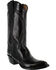 Image #1 - Lucchese Men's Western Boots - Round Toe, Black Cherry, hi-res