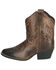Image #3 - Smoky Mountain Women's Daisy Distressed Western Boots - Round Toe, Brown, hi-res