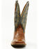 Image #4 - Double H Men's Leland Performance Western Boots - Broad Square Toe, Steel Blue, hi-res