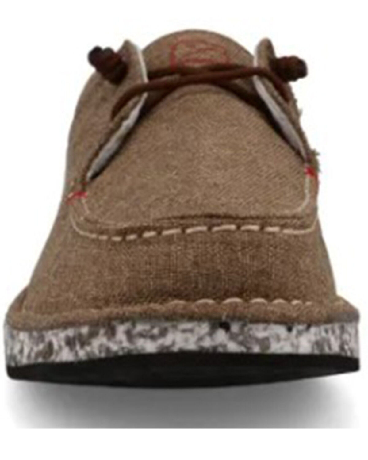 Image #4 - Twisted X Men's Circular Project™ Boat Shoes - Moc Toe, Brown, hi-res