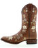 Image #3 - Botas Caborca For Liberty Black Women's Floral Embroidered Western Boots - Square Toe, , hi-res