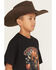 Image #2 - Cody James Boys' Americana Bull Short Sleeve Graphic T-Shirt, Black, hi-res