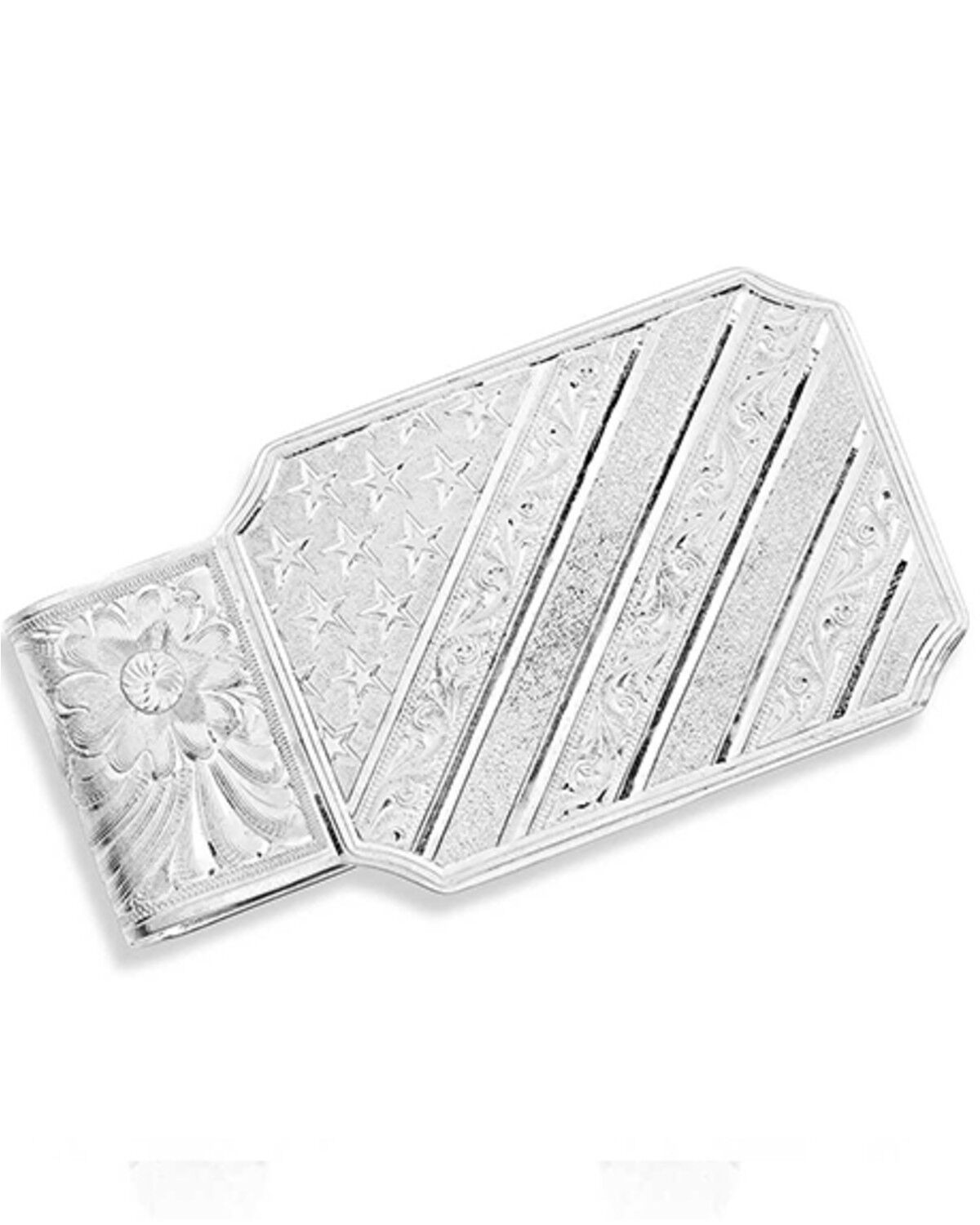 Image #1 - Montana Silversmiths Women's Stars & Stripes Money Clip, Bronze, hi-res