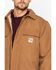 Image #6 - Carhartt Men's FR Duck Traditional Coat - Big & Tall, Carhartt Brown, hi-res