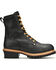 Image #2 - Carolina Men's Logger Boots - Round Toe, Black, hi-res