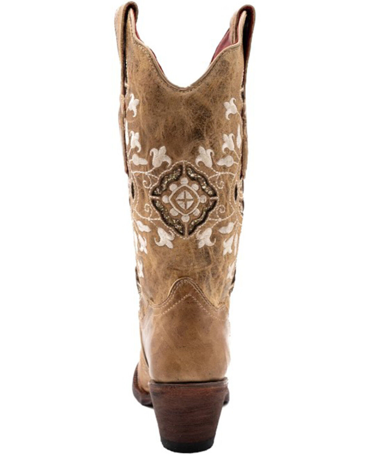 Image #5 - Ferrini Women's Empress Tall Western Boots - Round Toe, Brown, hi-res