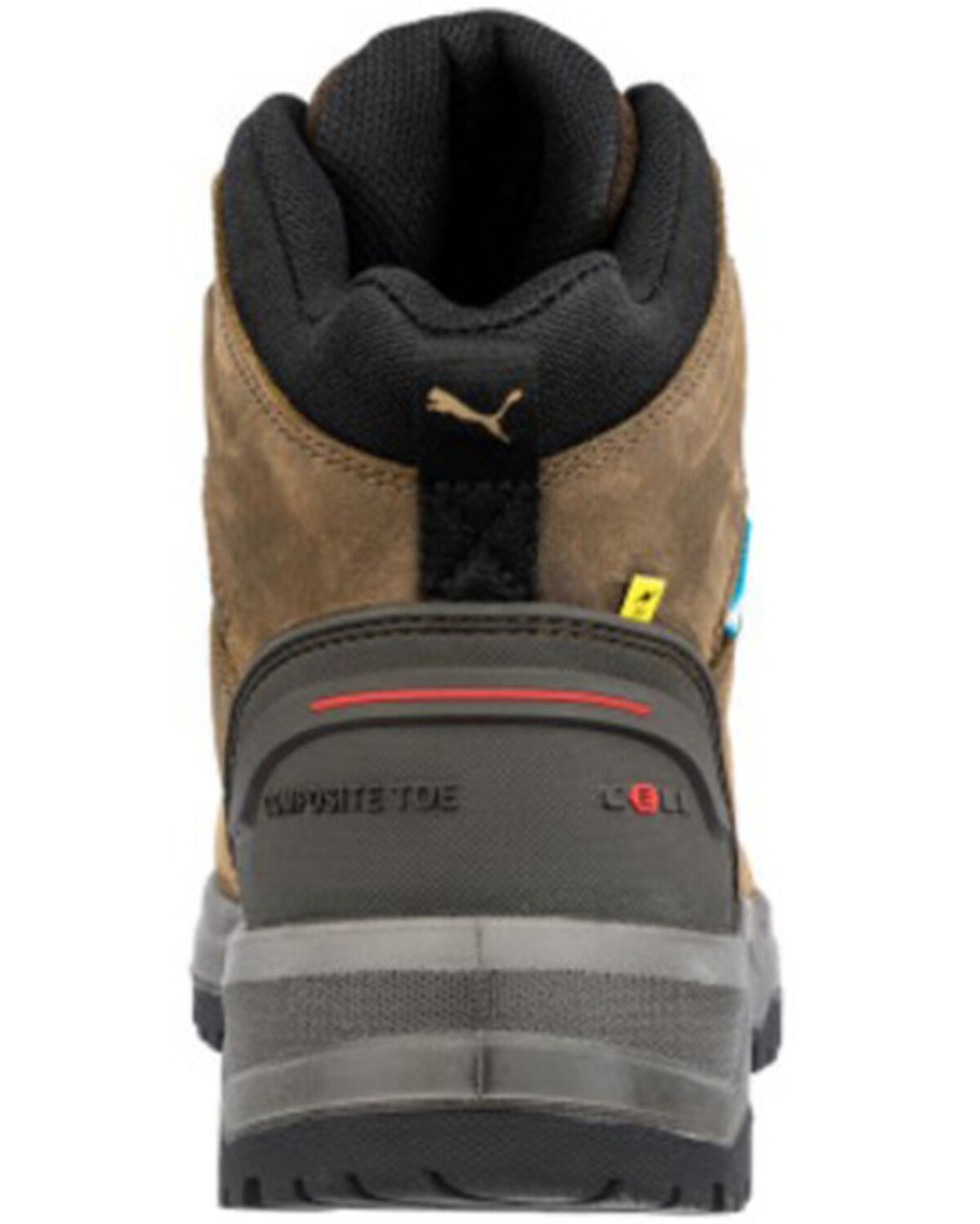 Image #3 - Puma Safety Men's Iron HD Mid Waterproof Work Boots - Composite Toe, Brown, hi-res
