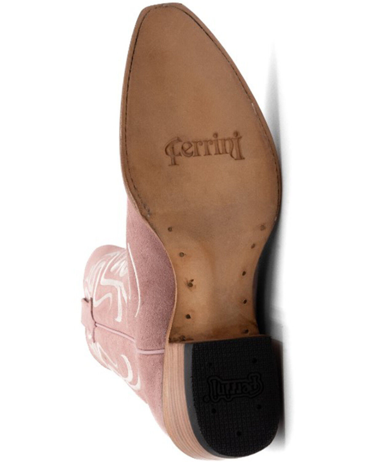 Image #7 - Ferrini Women's Belle Western Boots - Snip Toe, Pink, hi-res