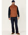 Image #2 - Ariat Men's Rebar Duracanvas Zip-Front Sherpa Work Vest, Brown, hi-res