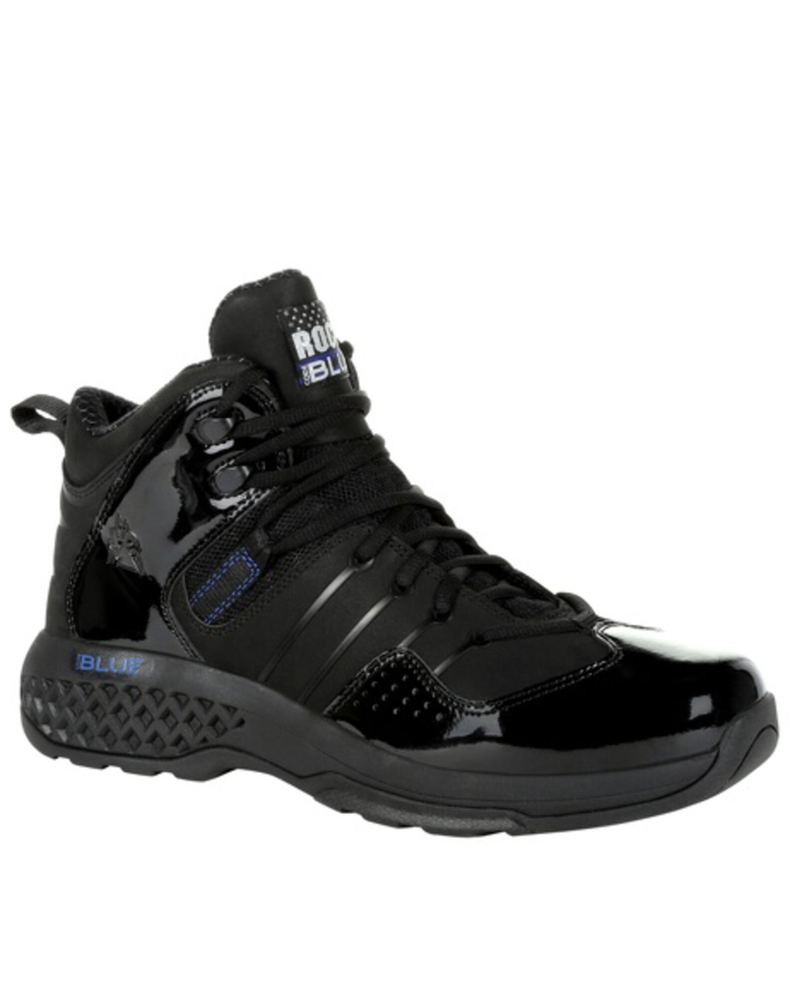 Image #1 - Rocky Men's Code Blue Sport Service Boots - Soft Toe, Black, hi-res