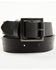 Image #2 - Hawx Men's Thatcher Leather Belt, Black, hi-res