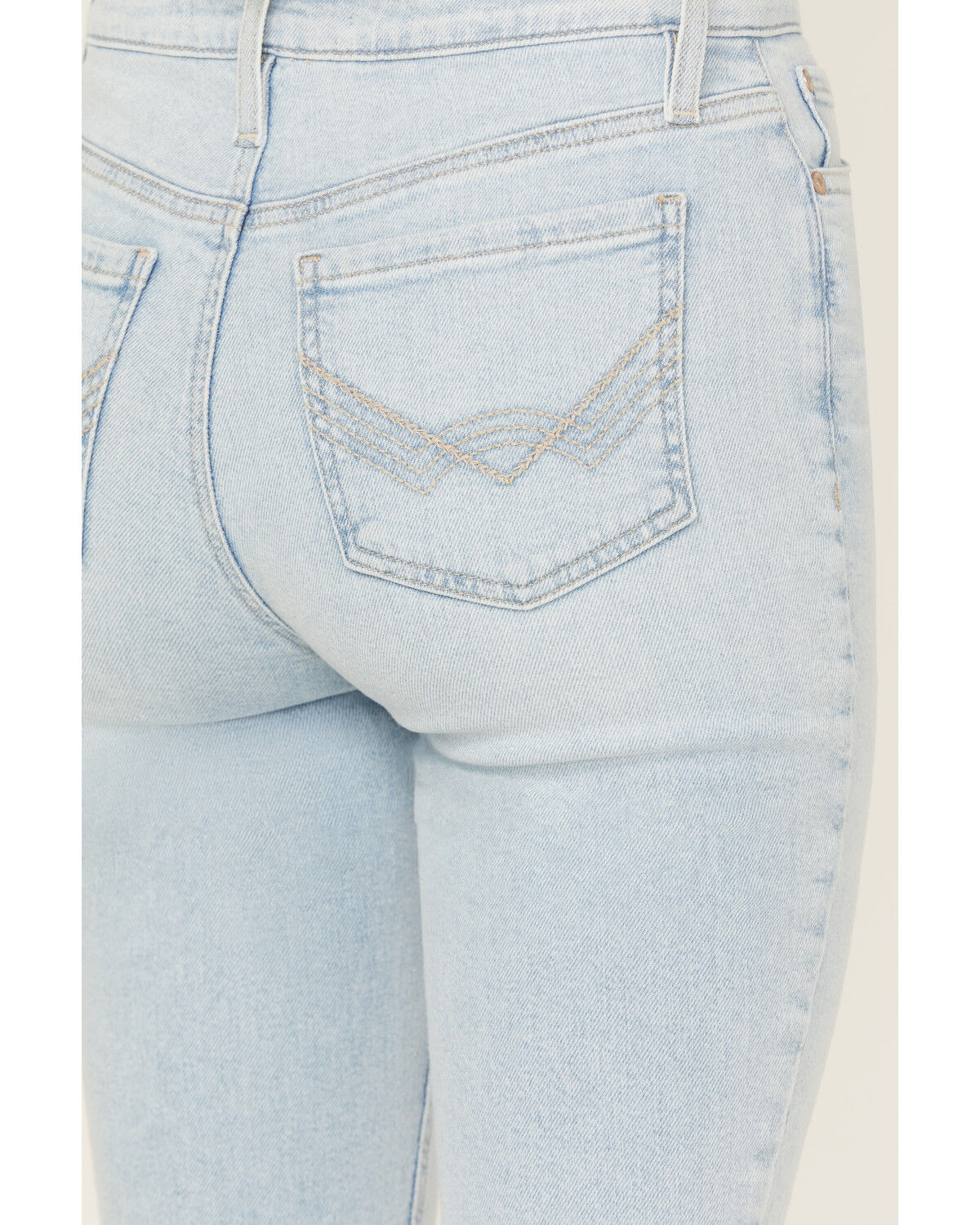 Image #4 - Idyllwind Women's Melbourne Light Wash Legend High Rise Bootcut Super Stretch Denim Jeans, Light Wash, hi-res