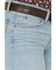 Image #2 - Wrangler Retro Women's Mia Light Wash Mid Rise Trouser Denim Jeans, Light Wash, hi-res