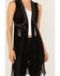 Image #3 - Idyllwind Women's Walnut Studded Fringe Faux Suede Vest, Black, hi-res
