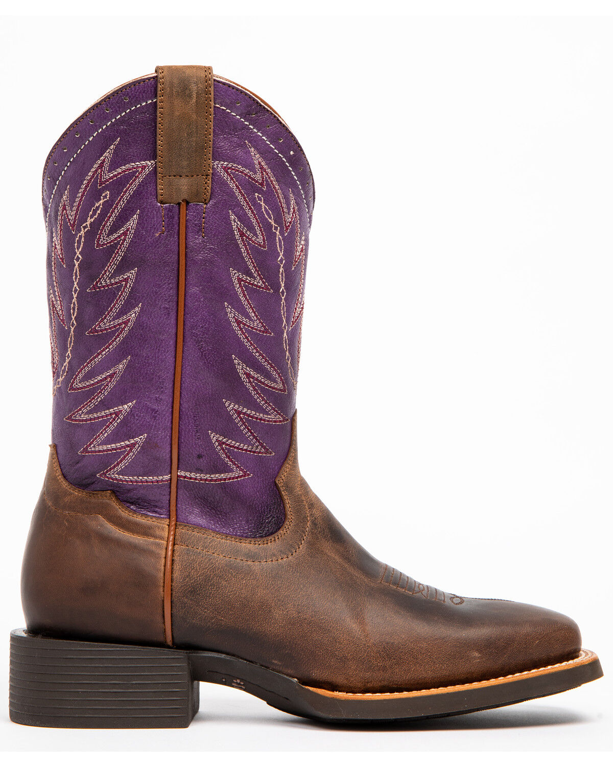 purple western boots