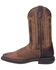 Image #3 -  Laredo Men's Bennett Western Boots - Square Toe, Tan, hi-res