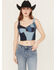 Image #1 - Blue B Women's Reversible Sleeveless Patchwork Top, Multi, hi-res