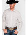 Image #1 - Rock & Roll Denim Men's Crinkle Washed Poplin Print Long Sleeve Western Shirt, Cream, hi-res