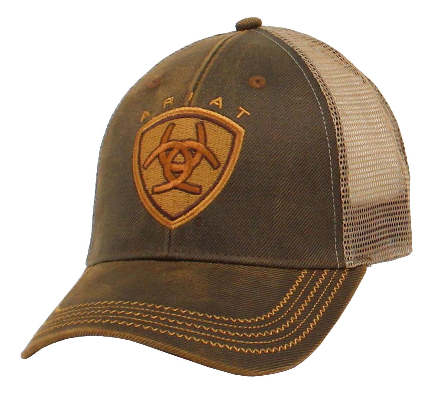 Ariat Men's Oilskin Mesh Cap - Country 