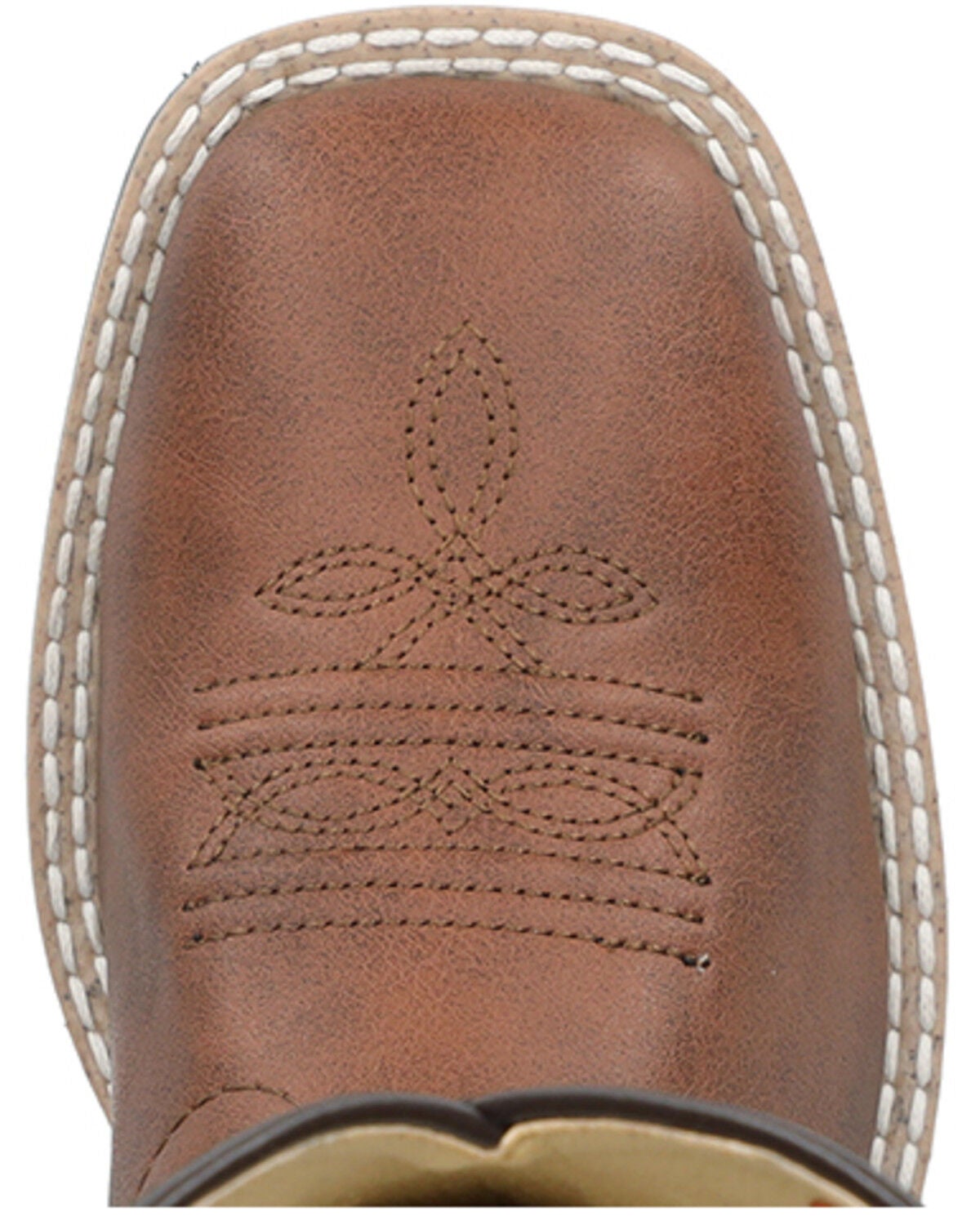 Image #6 - Smoky Mountain Little Boys' El Paso Western Boots - Broad Square Toe, Brown, hi-res
