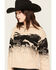 Image #2 - Idyllwind Women's Running Horse Half Zip Sweater, Khaki, hi-res