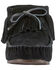 Lamo Footwear Women's Black Ava Slippers - Moc Toe, Black, hi-res