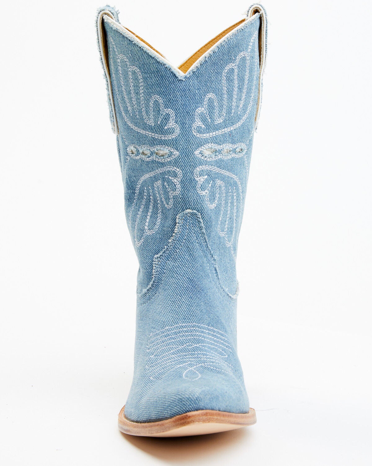 Image #4 - Idyllwind Women's Aces Denim Deux Western Boots - Round Toe, Blue, hi-res