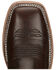Image #6 - Justin Men's Lyle Umber Western Boots - Broad Square Toe, Dark Brown, hi-res
