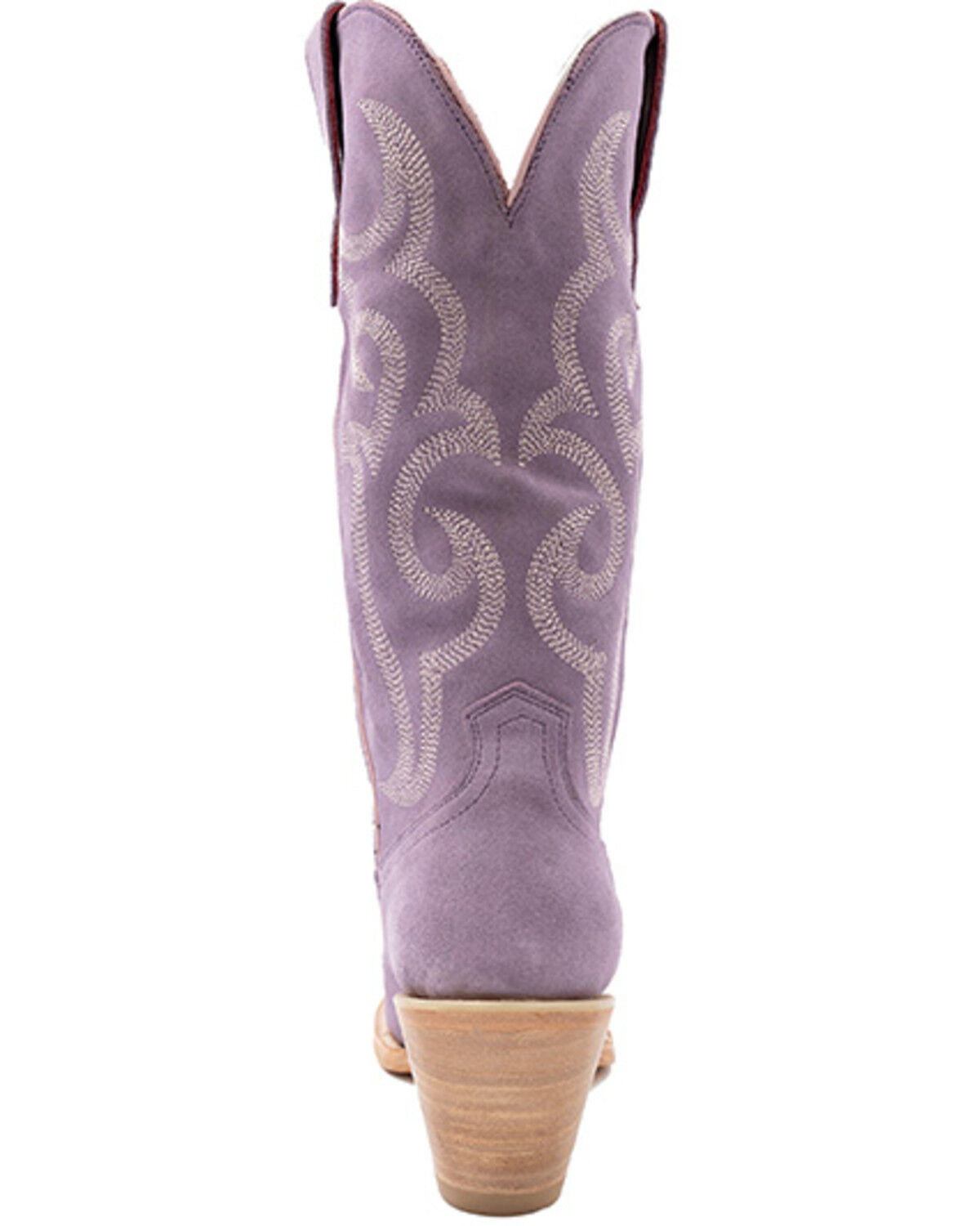 Image #5 - Ferrini Women's Quinn Roughout Western Boots - Round Toe, Light Purple, hi-res