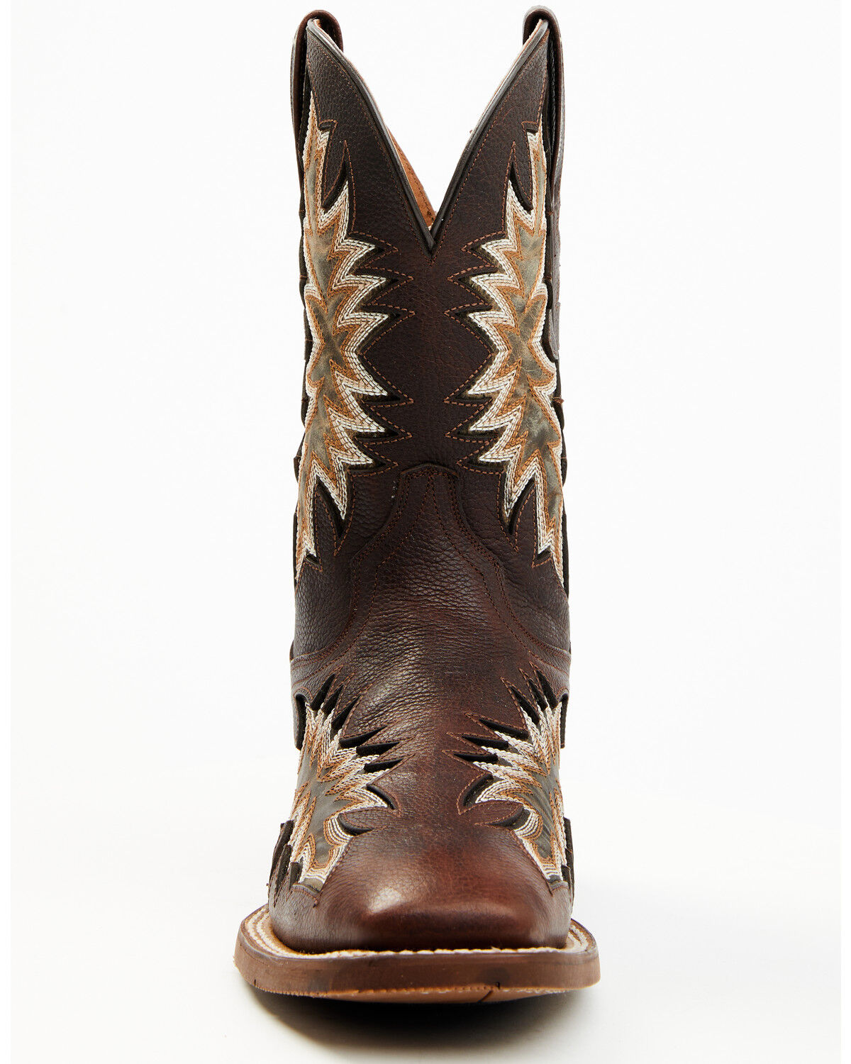 Image #4 - Dan Post Men's 11" Desert Goat Western Performance Boots - Broad Square Toe, Brown, hi-res