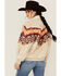 Image #4 - Rock & Roll Denim Women's Southwestern Print Sherpa Lined Bomber Jacket, , hi-res