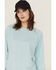 Image #2 - Ariat Women's Rebar Heat Fighter Essential Long Sleeve Work Tee, Blue, hi-res