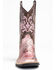 Image #4 - Shyanne Girls' Aria Faux Leather Western Boots - Square Toe, Pink, hi-res