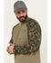Image #2 - Ariat Men's Rebar Workman Baseball Long Sleeve Shirt, Green, hi-res