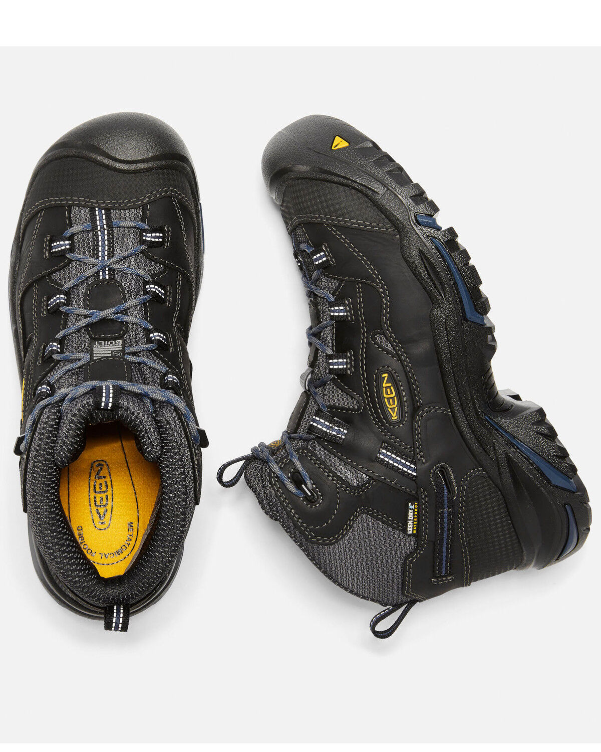 Image #5 - Keen Men's Braddock Waterproof Work Boots - Soft Toe, Black, hi-res