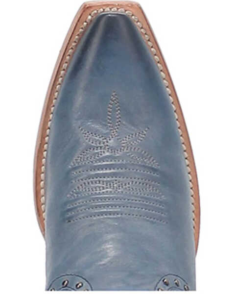 Image #6 - Dan Post Women's Donnah Western Boots - Snip Toe , Blue, hi-res
