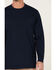 Image #3 - Hawx Men's Forge Long Sleeve Work Pocket T-Shirt - Tall, Navy, hi-res