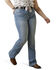 Image #2 - Ariat Women's R.E.A.L Brianna Light Wash High Rise Bootcut Oklahoma Jeans - Plus , Light Wash, hi-res
