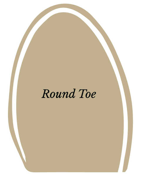 Image #3 - Old West Men's Roper Western Boots - Round Toe, Black, hi-res