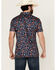 Image #4 - Rock & Roll Denim Men's Conversational Print Short Sleeve Polo Shirt, Navy, hi-res