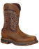 Image #1 - Rocky Men's Iron Skull Waterproof Western Boots - Composite Toe, Chestnut, hi-res