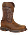 Rocky Men's Iron Skull Waterproof Western Boots - Safety Toe, Chestnut, hi-res